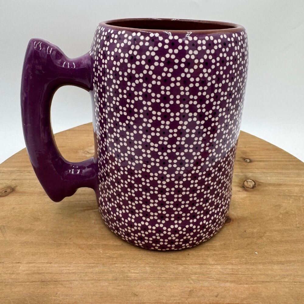 Sin Plomo Mexico Pottery Oversized Mug Beer Stein Decorative Piece Pitcher NICE